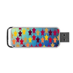 Abstract-flower,bacground Portable Usb Flash (two Sides) by nateshop