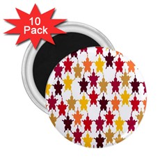 Abstract-flower 2 25  Magnets (10 Pack) 