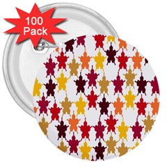 Abstract-flower 3  Buttons (100 Pack)  by nateshop