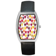 Abstract-flower Barrel Style Metal Watch by nateshop