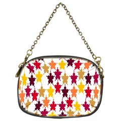 Abstract-flower Chain Purse (two Sides)