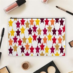 Abstract-flower Cosmetic Bag (large) by nateshop