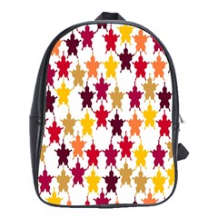 Abstract-flower School Bag (large) by nateshop