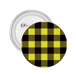 Black and yellow plaids 2.25  Buttons Front