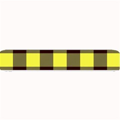 Black And Yellow Plaids Small Bar Mats by ConteMonfrey