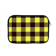 Black And Yellow Plaids Apple Macbook Pro 15  Zipper Case by ConteMonfrey