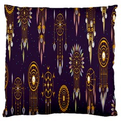 Background Large Flano Cushion Case (one Side) by nateshop