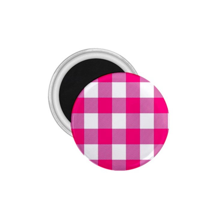 Pink and white plaids 1.75  Magnets