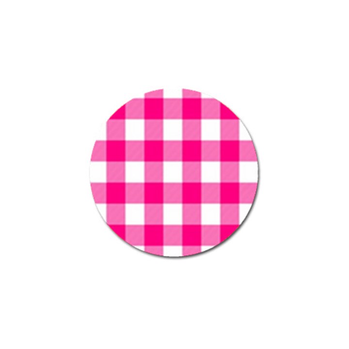 Pink and white plaids Golf Ball Marker (10 pack)