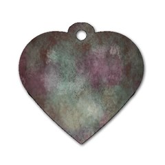 Background-abstrac Dog Tag Heart (two Sides)