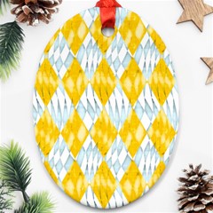 Background-box Yellow Ornament (oval) by nateshop