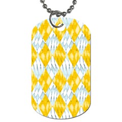 Background-box Yellow Dog Tag (two Sides) by nateshop