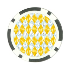 Background-box Yellow Poker Chip Card Guard (10 Pack)