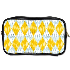 Background-box Yellow Toiletries Bag (one Side) by nateshop