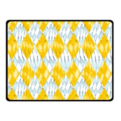 Background-box Yellow Double Sided Fleece Blanket (small)  by nateshop