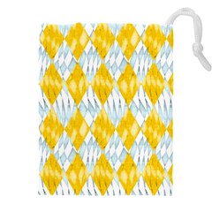 Background-box Yellow Drawstring Pouch (5xl) by nateshop