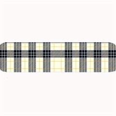 Gray And Yellow Plaids  Large Bar Mats by ConteMonfrey