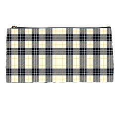 Gray And Yellow Plaids  Pencil Case by ConteMonfrey