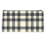 Gray And Yellow Plaids  Pencil Case Back