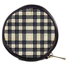 Gray And Yellow Plaids  Mini Makeup Bag by ConteMonfrey