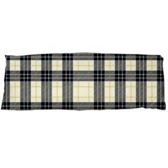 Gray And Yellow Plaids  Body Pillow Case (dakimakura) by ConteMonfrey