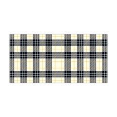 Gray And Yellow Plaids  Yoga Headband by ConteMonfrey