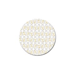 Background-cute-christmas Gold Golf Ball Marker (4 Pack) by nateshop