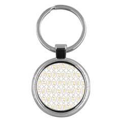 Background-cute-christmas Gold Key Chain (round) by nateshop