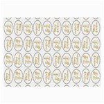 Background-cute-christmas Gold Large Glasses Cloth Front