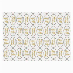 Background-cute-christmas Gold Large Glasses Cloth by nateshop