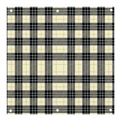 Gray And Yellow Plaids  Banner And Sign 3  X 3  by ConteMonfrey