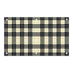 Gray And Yellow Plaids  Banner And Sign 5  X 3  by ConteMonfrey