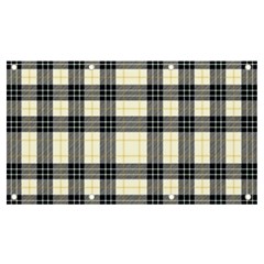 Gray And Yellow Plaids  Banner And Sign 7  X 4  by ConteMonfrey