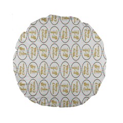 Background-cute-christmas Gold Standard 15  Premium Round Cushions by nateshop