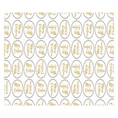 Background-cute-christmas Gold Double Sided Flano Blanket (small)  by nateshop