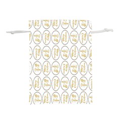 Background-cute-christmas Gold Lightweight Drawstring Pouch (l)