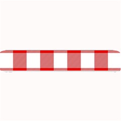 Red And White Plaids Small Bar Mats by ConteMonfrey