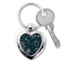 Background-cute Christmas Key Chain (heart) by nateshop