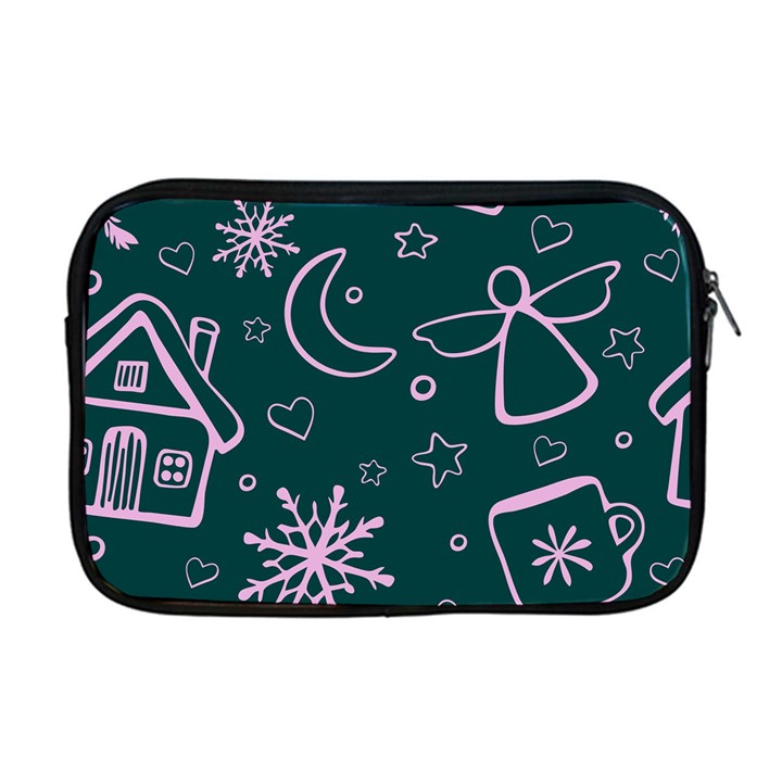 Background-cute christmas Apple MacBook Pro 17  Zipper Case