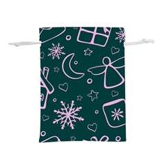 Background-cute Christmas Lightweight Drawstring Pouch (l) by nateshop