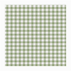 Green Tea White Small Plaids Medium Glasses Cloth by ConteMonfrey