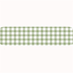 Green Tea White Small Plaids Large Bar Mats by ConteMonfrey