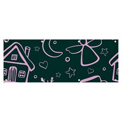 Background-cute Christmas Banner And Sign 8  X 3  by nateshop