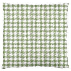 Green Tea White Small Plaids Standard Flano Cushion Case (two Sides) by ConteMonfrey