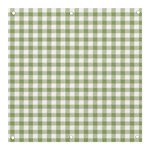 Green Tea White Small Plaids Banner and Sign 3  x 3  Front