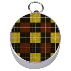 Modern Black Red Golden Plaids Silver Compasses by ConteMonfrey