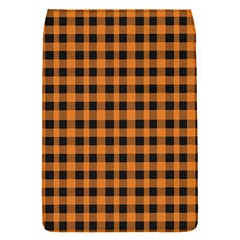 Orange black small plaids Removable Flap Cover (S)