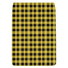 Black And Yellow Small Plaids Removable Flap Cover (s) by ConteMonfrey