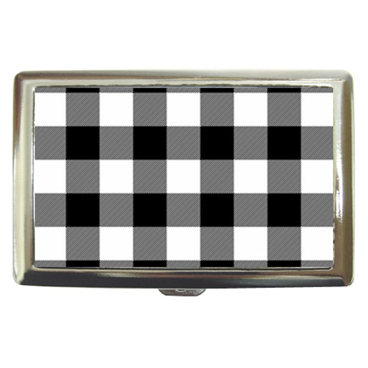 Black and white classic plaids Cigarette Money Case