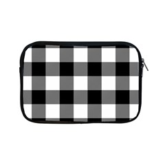 Black And White Classic Plaids Apple Ipad Mini Zipper Cases by ConteMonfrey